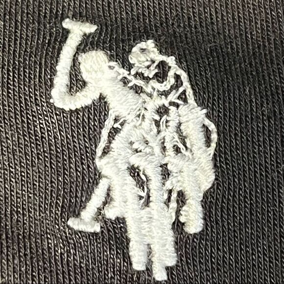 Small U.S Polo ASSN Black Polo Short Sleeve Polo Shirt - Picture 7 of 8